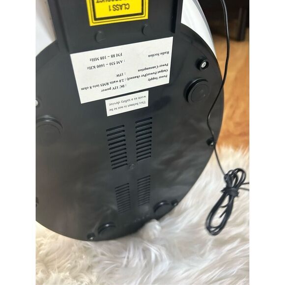 Racing helmet ford ups racing radio and cd player no cord tested radio works dal - Picture 6 of 6